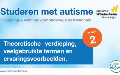 2. Studeren met autisme – Windesheim – e-learning en webinars